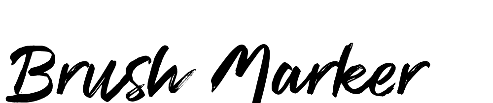 Brush-Marker font family download free