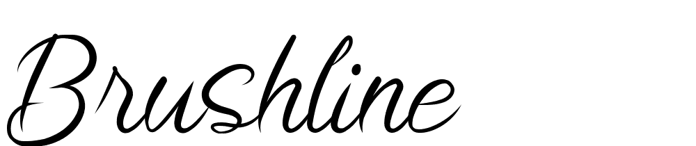 Brushline font family download free