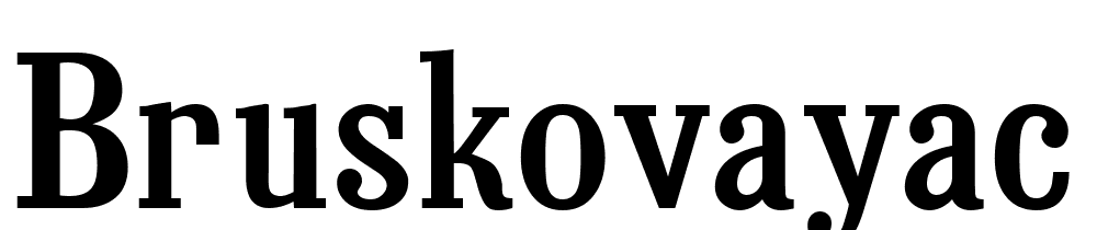 bruskovayac font family download free