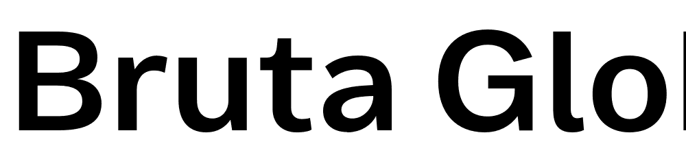 Bruta Global font family download free