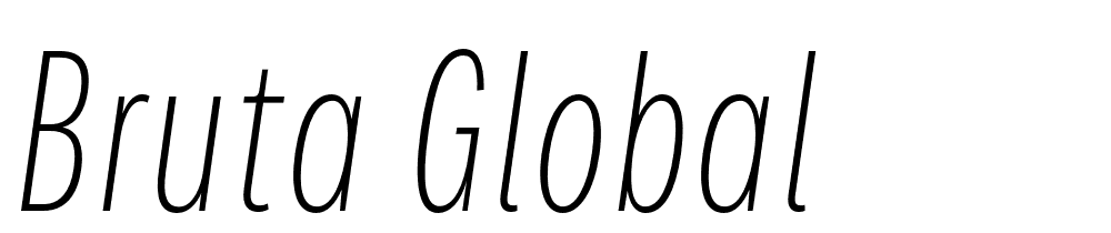 Bruta Global font family download free