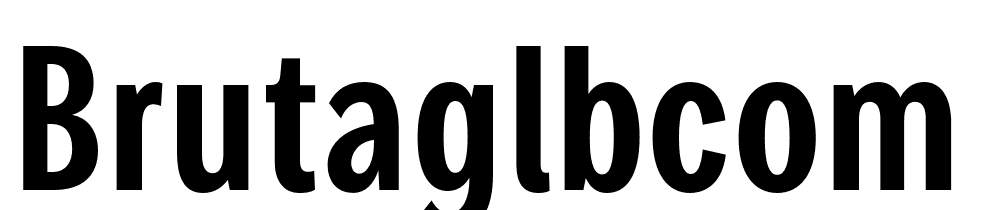 Brutaglbcom Pressed font family download free