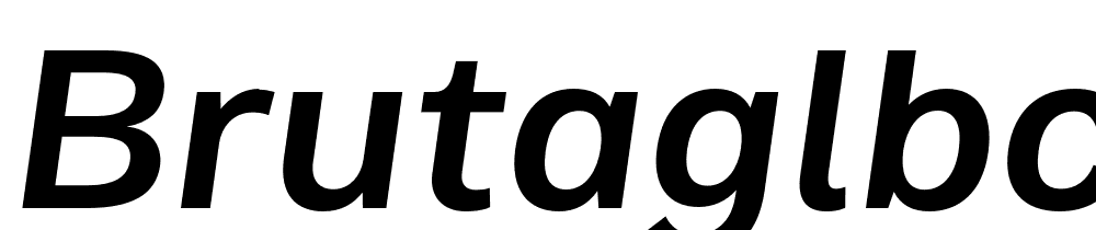 Brutaglbcom Pressed font family download free