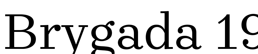 Brygada-1918-Regular font family download free