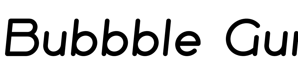 Bubbble-Gum-Italic-Bold font family download free