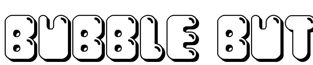 Bubble-Butt-3D-Regular font family download free