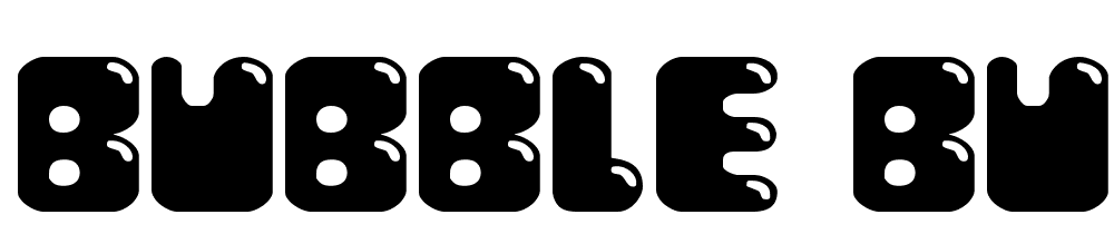 Bubble-Butt-Expanded font family download free