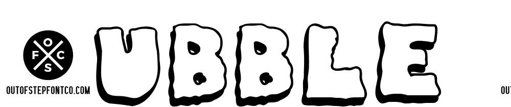 Bubble-Frum-Demo-Shadow font family download free