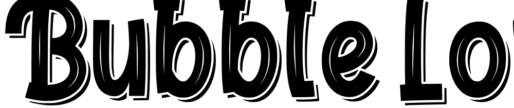 Bubble-Love-Demo font family download free