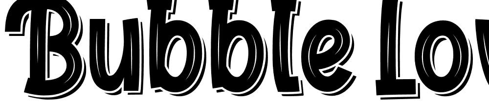 Bubble-Love-Demo font family download free