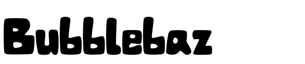 bubblebaz font family download free