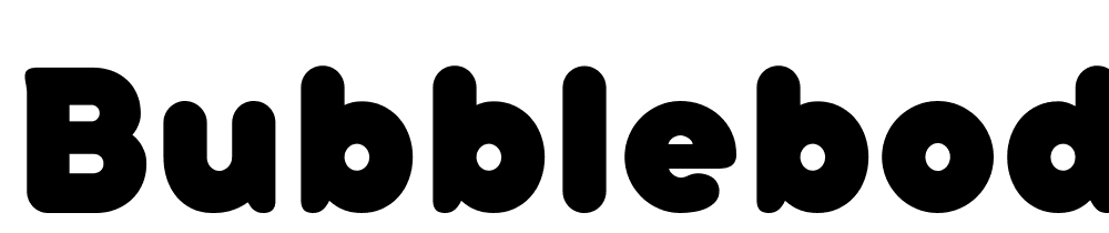 bubbleboddy font family download free