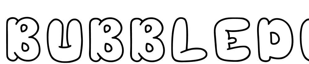 bubbledupp font family download free