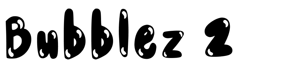 bubblez_2 font family download free