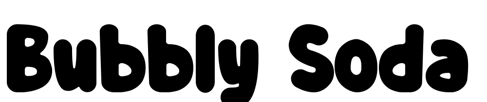 bubbly_soda font family download free