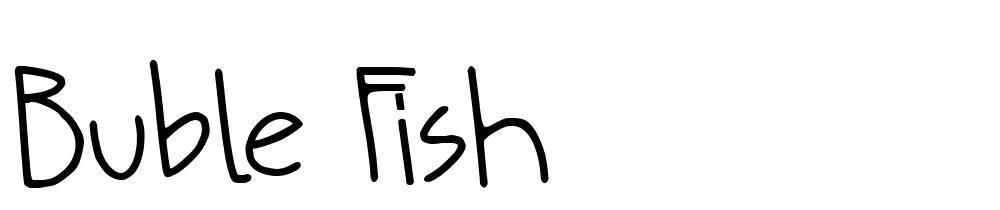 buble_fish font family download free