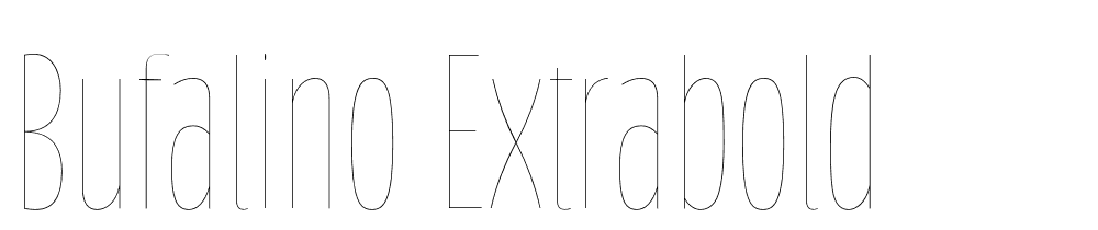 Bufalino Extrabold font family download free