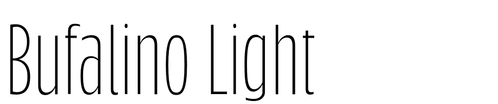 Bufalino-Light font family download free