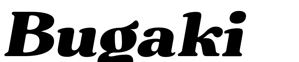 bugaki font family download free