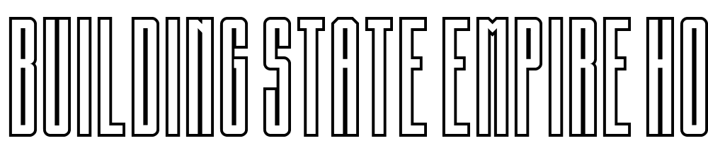 building-state-empire-hollow font family download free