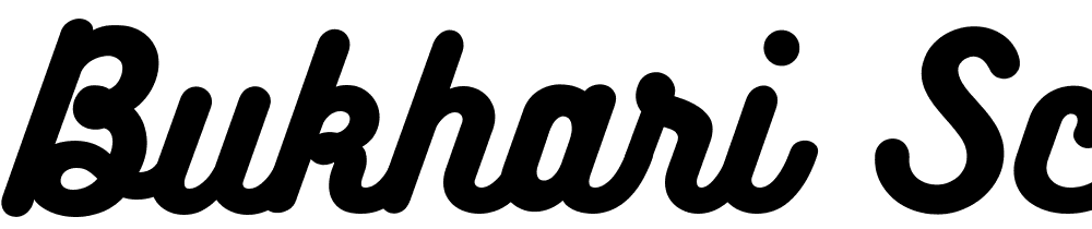 Bukhari-Script font family download free