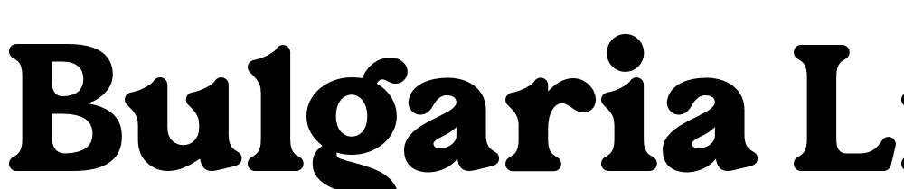 Bulgaria_Ligatura font family download free