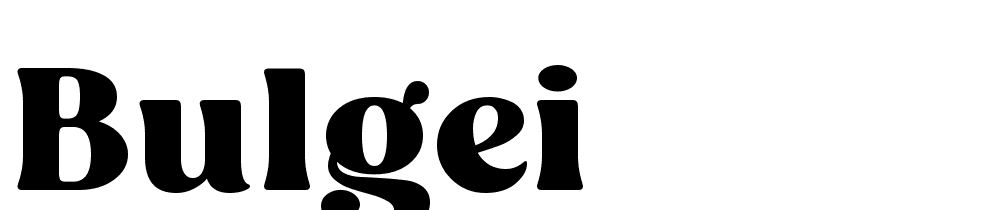 Bulgei font family download free