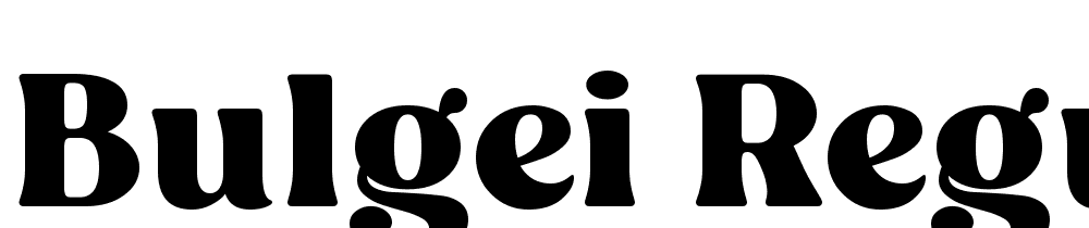 Bulgei-Regular font family download free