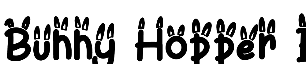 Bunny Hopper Ear font family download free