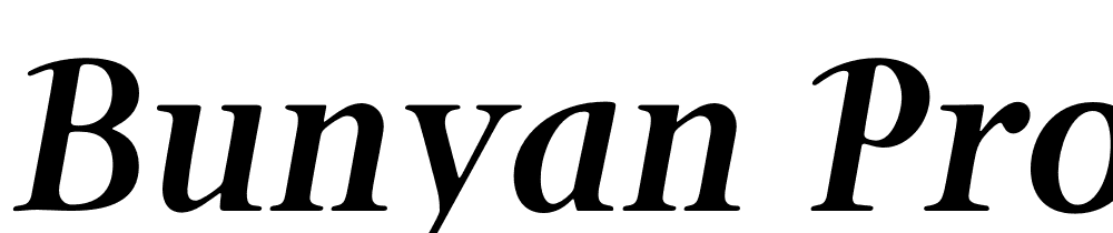 Bunyan Pro font family download free