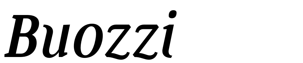 Buozzi font family download free