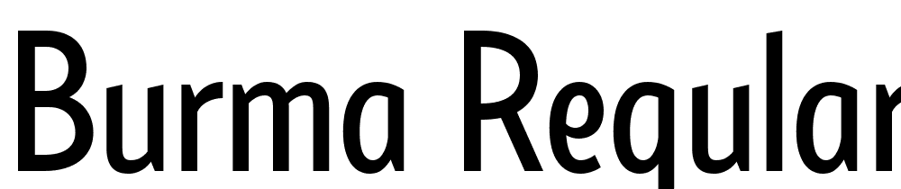 Burma-Regular-2 font family download free