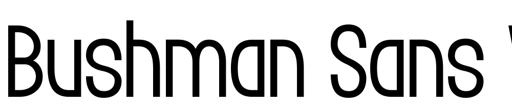 Bushman-Sans-W05-Regular font family download free