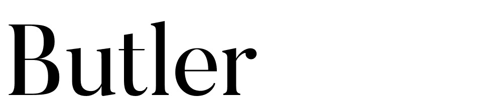 butler font family download free