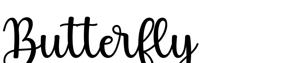 Butterfly font family download free