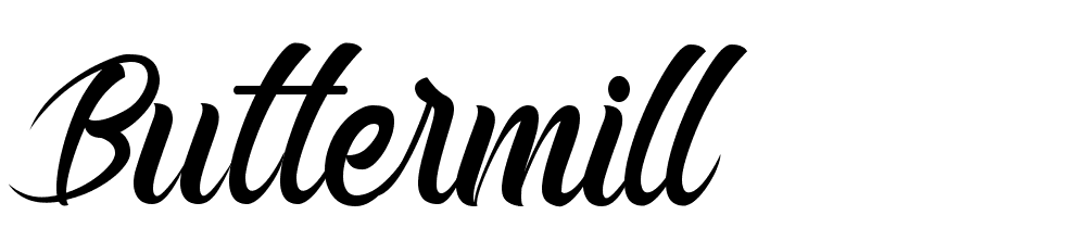 Buttermill font family download free