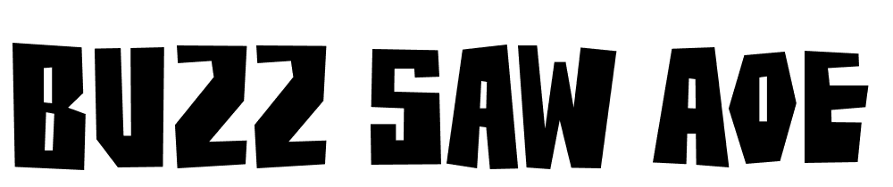 buzz_saw_aoe font family download free