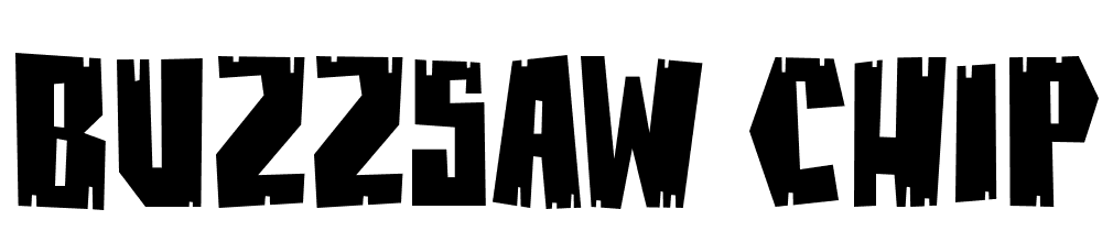 BuzzSaw-Chipped-AOE font family download free