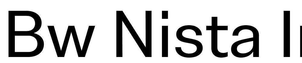 Bw-Nista-International-DEMO-Medium font family download free