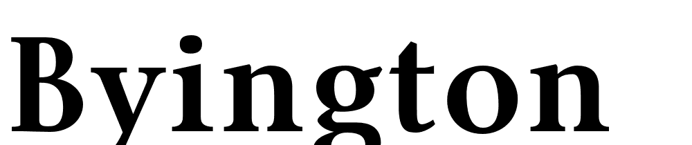 Byington font family download free