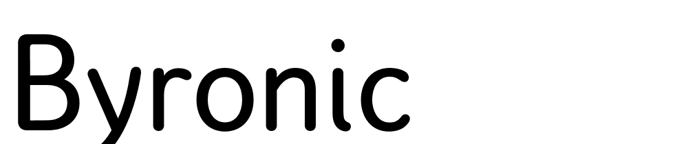 Byronic font family download free