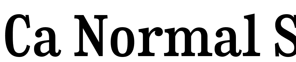 Ca Normal Serif font family download free