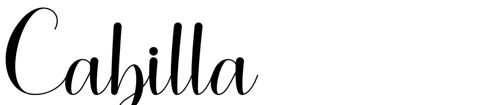 Cabilla font family download free