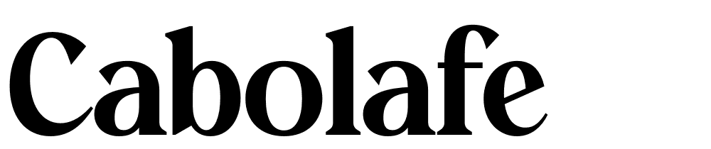 Cabolafe font family download free