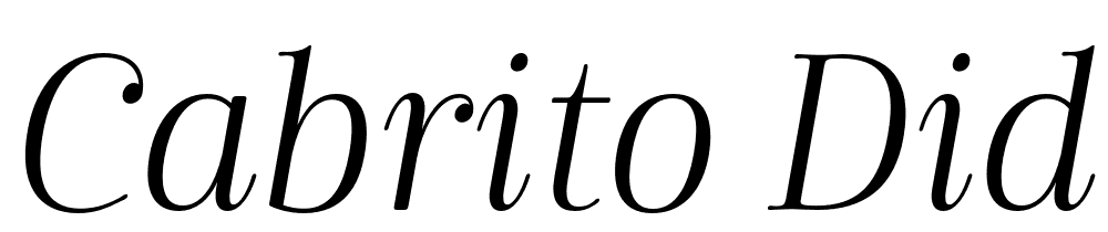 Cabrito-Didone-Cond-Book-It font family download free