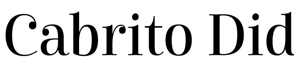 Cabrito-Didone-Cond-Medium font family download free