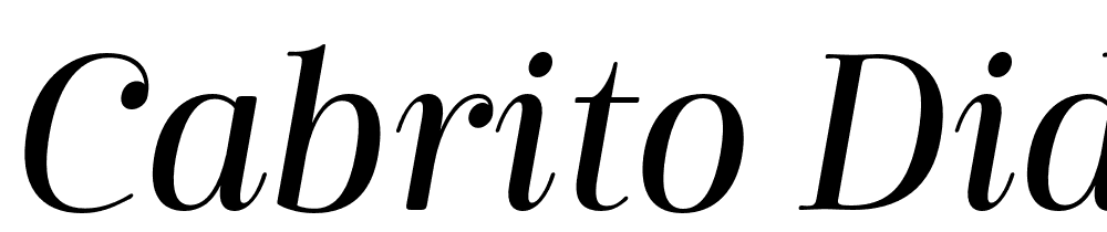Cabrito-Didone-Cond-Medium-It font family download free