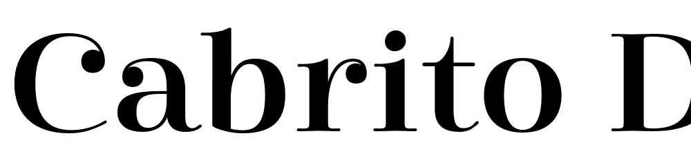 Cabrito-Didone-Ext-Demi font family download free
