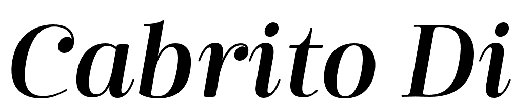 Cabrito-Didone-Norm-Demi-It font family download free