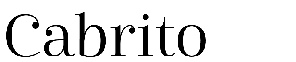 Cabrito font family download free